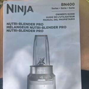 Ninja Nutri-Blender Pro BN400 Silver and Black